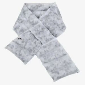 NWOT Nike Scarf Thermore Ecodown Marbled White Light Grey